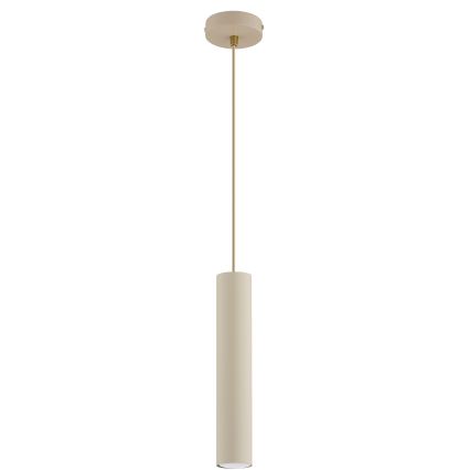 Brilagi - Hanglamp aan kabel TUBE 1xGU10/15W/230V beige/goud