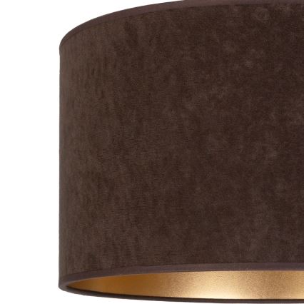 Brilagi - Hanglamp aan kabel VELVET 1xE27/60W/230V Ø 40 cm bruin/goud