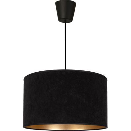 Brilagi - Hanglamp aan kabel VELVET 1xE27/60W/230V Ø 40 cm zwart/goud
