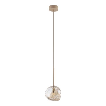 Brilagi - Hanglamp aan kabel VULCANO 1xG9/8W/230V beige/rookbeige beige