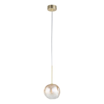Brilagi - Hanglamp aan kabel VULCANO 1xG9/8W/230V goud/rookbeige