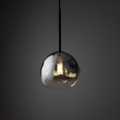 Brilagi - Hanglamp aan kabel VULCANO 1xG9/8W/230V Ø 15 cm zwart/gerookt zwart