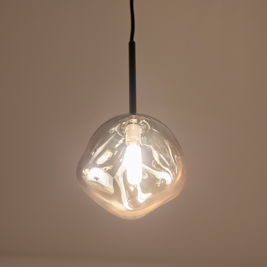 BRILAGI - Hanglamp aan kabel VULCANO 1xG9/8W/230V Ø 15 cm zwart/gerookt zwart