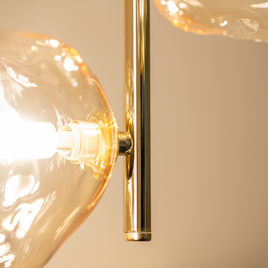 BRILAGI - Hanglamp aan kabel VULCANO 3xG9/8W/230V goud/rookbeige