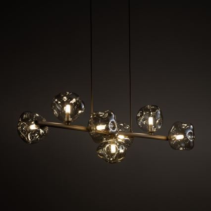 Brilagi - Hanglamp aan kabel VULCANO 7xG9/8W/230V beige/rookkleurig beige