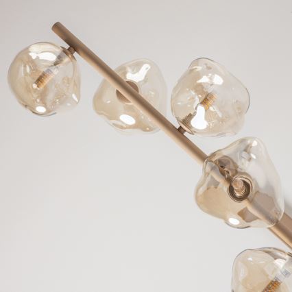 BRILAGI - Hanglamp aan kabel VULCANO 7xG9/8W/230V beige/rookkleurig beige