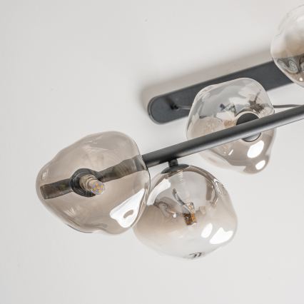 BRILAGI - Hanglamp aan kabel VULCANO 9xG9/8W/230V zwart/rookzwart