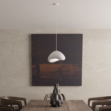 Brilagi - Hanglamp aan kabel WABI SABI 1xE27/40W/230V wit