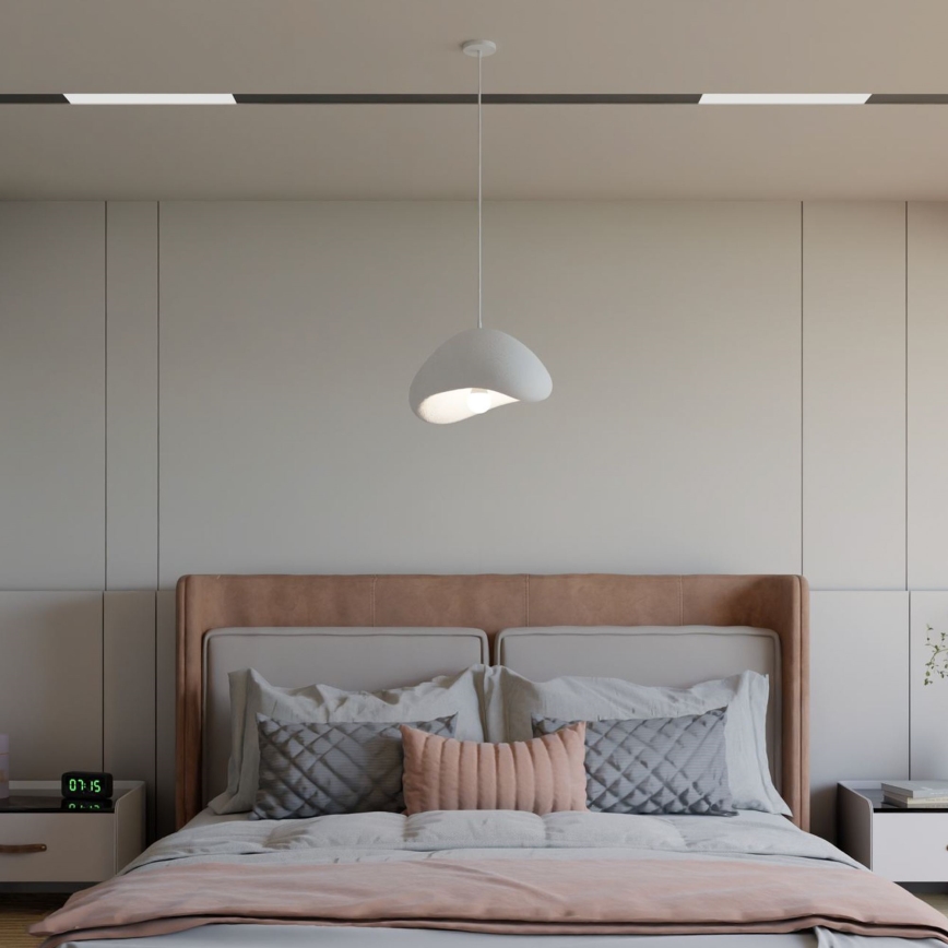 Brilagi - Hanglamp aan kabel WABI SABI 1xE27/40W/230V wit