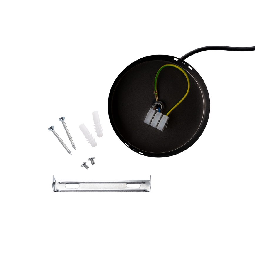 Brilagi - Hanglamp aan kabel WABI SABI 1xE27/40W/230V Ø 33 cm zwart