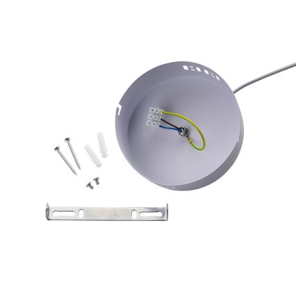 Brilagi - Hanglamp aan kabel WABI SABI 1xE27/40W/230V Ø 35 cm grijs