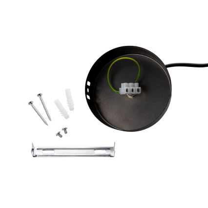 Brilagi - Hanglamp aan kabel WABI SABI 1xE27/40W/230V Ø 35 cm zwart