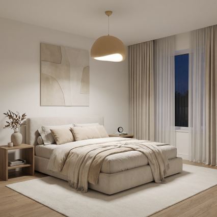 Brilagi - Hanglamp aan kabel WABI SABI 1xE27/40W/230V Ø 50 cm beige