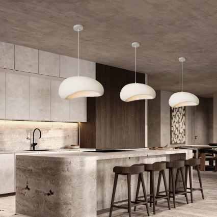 BRILAGI - Hanglamp aan kabel WABI SABI 1xE27/60W/230V pr. 50 cm wit