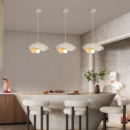 BRILAGI - Hanglamp aan kabel WABI SABI 1xE27/60W/230V Ø 30 cm wit