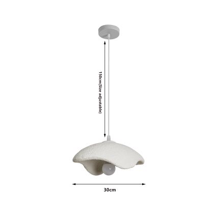 BRILAGI - Hanglamp aan kabel WABI SABI 1xE27/60W/230V Ø 30 cm wit