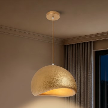 BRILAGI - Hanglamp aan kabel WABI SABI 1xE27/60W/230V Ø 40 cm goud