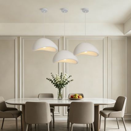 BRILAGI - Hanglamp aan kabel WABI SABI 1xE27/60W/230V Ø 40 cm wit