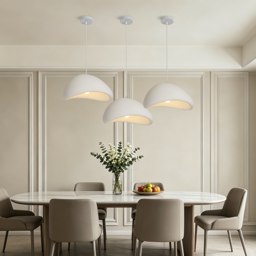 BRILAGI - Hanglamp aan kabel WABI SABI 1xE27/60W/230V Ø 40 cm wit