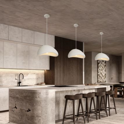 BRILAGI - Hanglamp aan kabel WABI SABI 1xE27/60W/230V Ø 40 cm wit