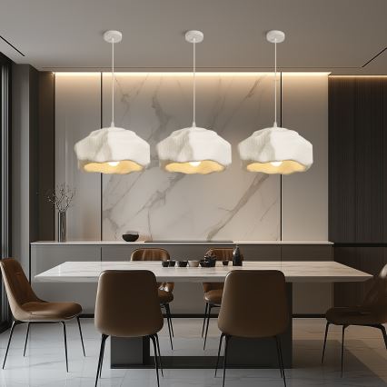 BRILAGI - Hanglamp aan kabel WABI SABI 1xE27/60W/230V Ø 42 cm wit