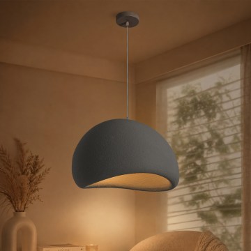 BRILAGI - Hanglamp aan kabel WABI SABI 1xE27/60W/230V Ø 50 cm grijs