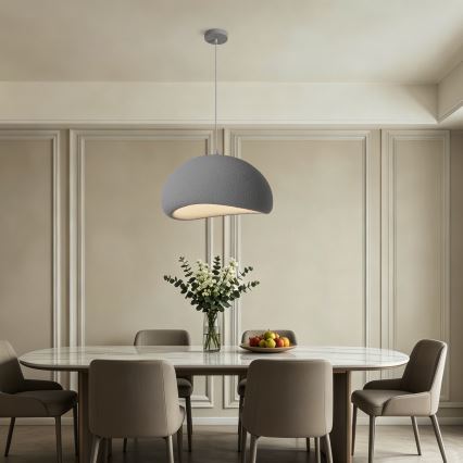 BRILAGI - Hanglamp aan kabel WABI SABI 1xE27/60W/230V Ø 50 cm grijs