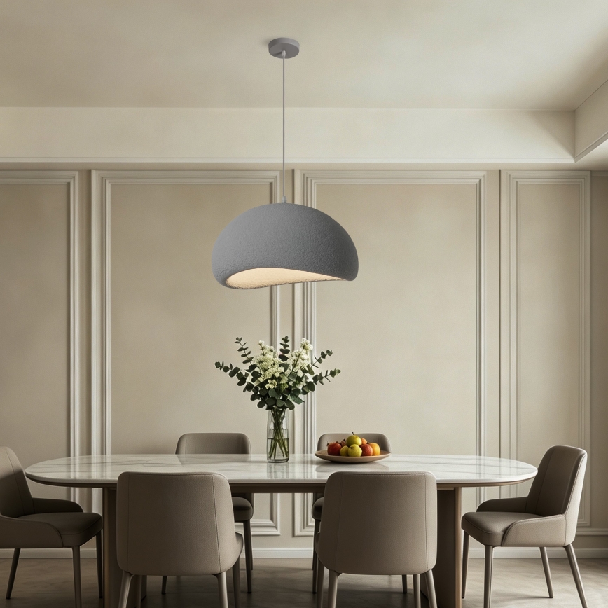BRILAGI - Hanglamp aan kabel WABI SABI 1xE27/60W/230V Ø 50 cm grijs