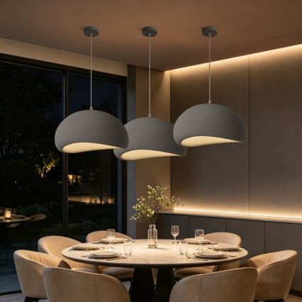 BRILAGI - Hanglamp aan kabel WABI SABI 1xE27/60W/230V Ø 50 cm grijs