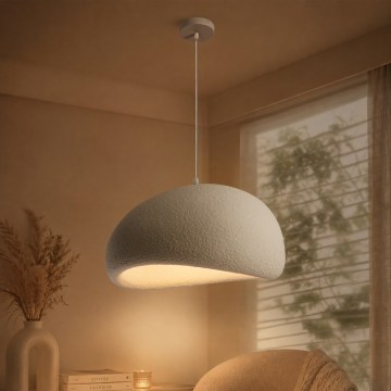 BRILAGI - Hanglamp aan kabel WABI SABI 1xE27/60W/230V Ø 50 cm wit