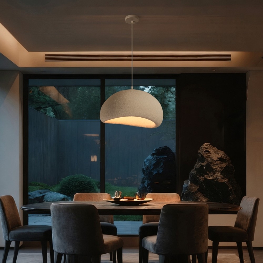 BRILAGI - Hanglamp aan kabel WABI SABI 1xE27/60W/230V Ø 50 cm wit