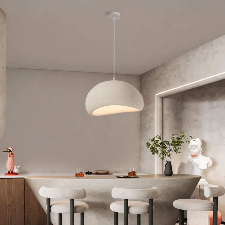 BRILAGI - Hanglamp aan kabel WABI SABI 1xE27/60W/230V Ø 50 cm wit