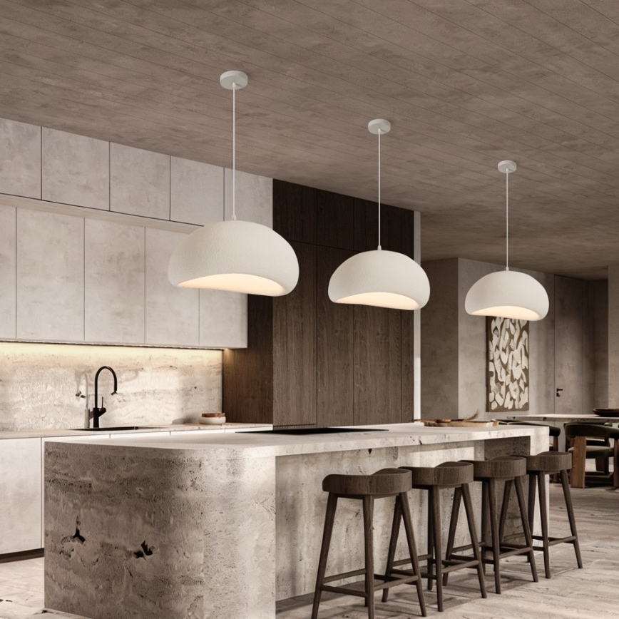 BRILAGI - Hanglamp aan kabel WABI SABI 1xE27/60W/230V Ø 50 cm wit