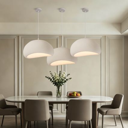 BRILAGI - Hanglamp aan kabel WABI SABI 1xE27/60W/230V Ø 50 cm wit