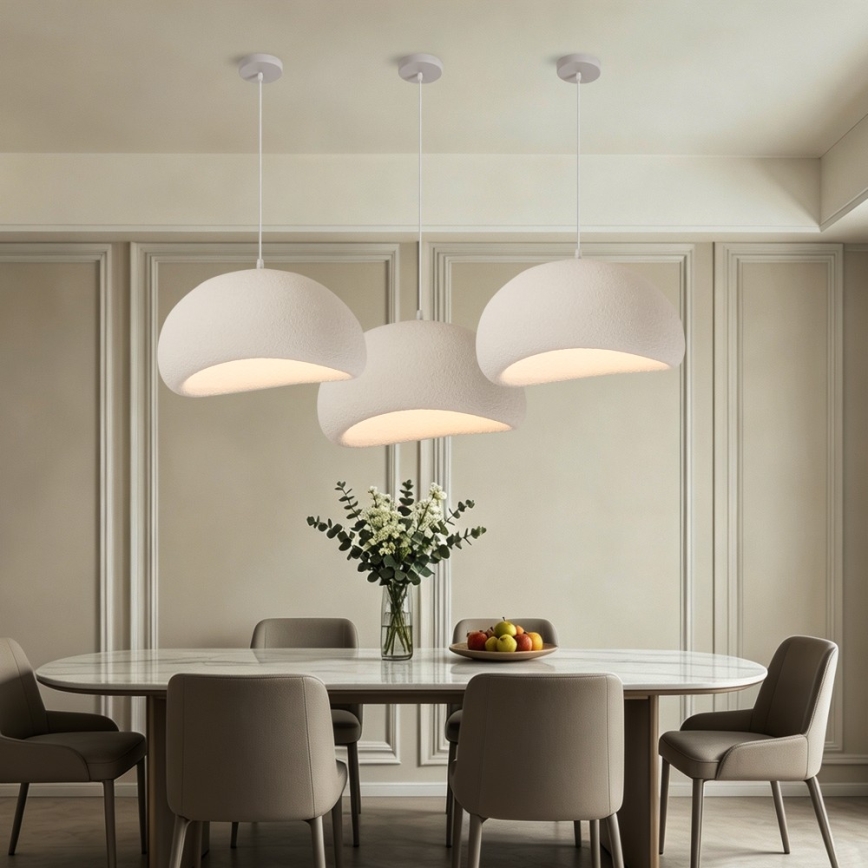 BRILAGI - Hanglamp aan kabel WABI SABI 1xE27/60W/230V Ø 50 cm wit