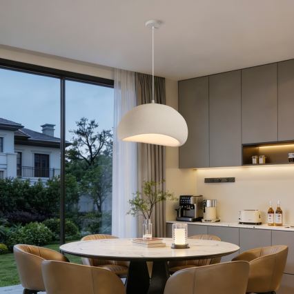 BRILAGI - Hanglamp aan kabel WABI SABI 1xE27/60W/230V Ø 50 cm wit