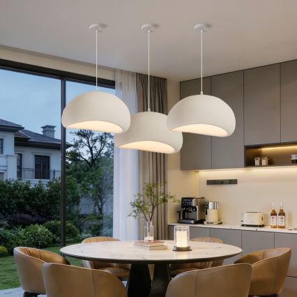 BRILAGI - Hanglamp aan kabel WABI SABI 1xE27/60W/230V Ø 50 cm wit