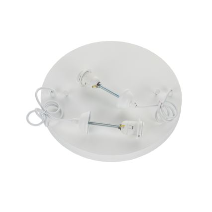 Brilagi - Hanglamp aan kabel WABI SABI 2xE27/40W/230V Ø 45 cm wit