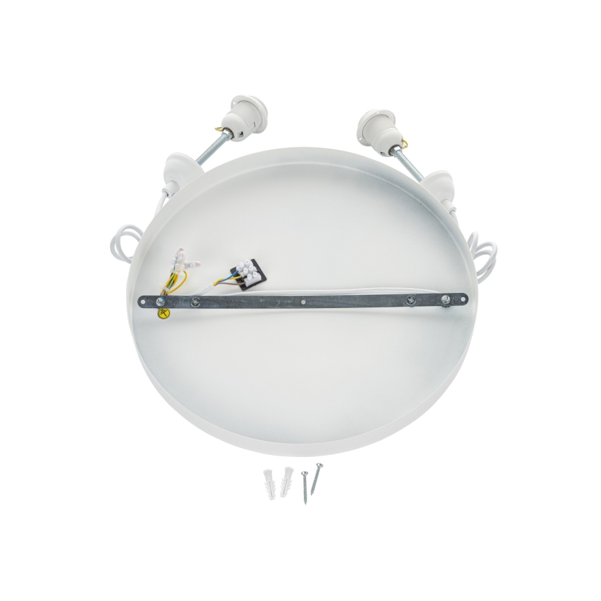 Brilagi - Hanglamp aan kabel WABI SABI 2xE27/40W/230V Ø 45 cm wit