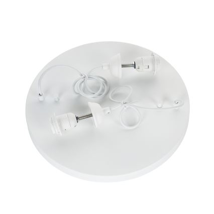 Brilagi - Hanglamp aan kabel WABI SABI 2xE27/40W/230V Ø 70 cm wit