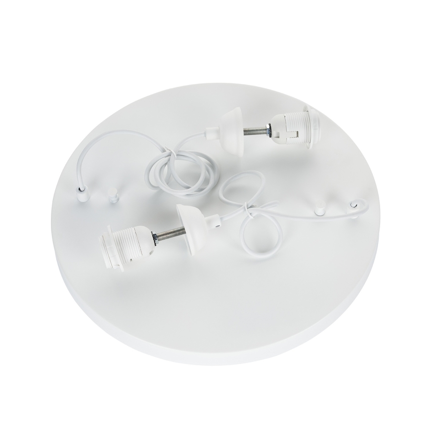 Brilagi - Hanglamp aan kabel WABI SABI 2xE27/40W/230V Ø 70 cm wit