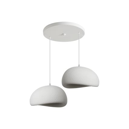 BRILAGI - Hanglamp aan kabel WABI SABI 2xE27/60W/230V wit