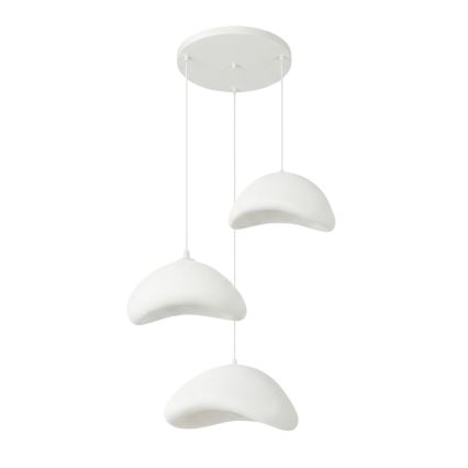Brilagi - Hanglamp aan kabel WABI SABI 3xE27/40W/230V Ø 82 cm wit