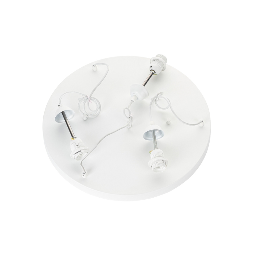 Brilagi - Hanglamp aan kabel WABI SABI 3xE27/40W/230V Ø 82 cm wit