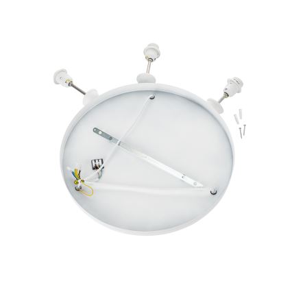 Brilagi - Hanglamp aan kabel WABI SABI 3xE27/40W/230V Ø 82 cm wit