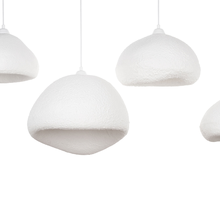 Brilagi - Hanglamp aan kabel WABI SABI 4xE27/40W/230V wit