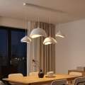 BRILAGI - Hanglamp aan kabel WABI SABI 4xE27/40W/230V wit