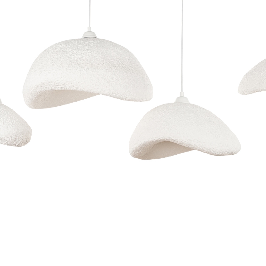 Brilagi - Hanglamp aan kabel WABI SABI 4xE27/40W/230V wit