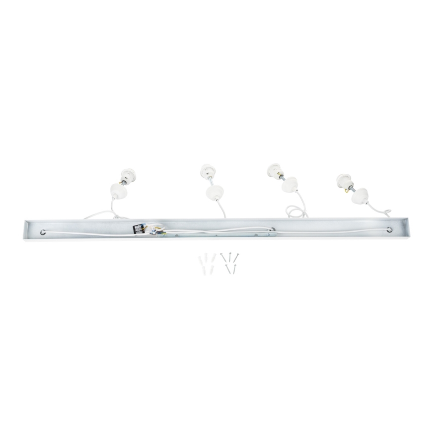 Brilagi - Hanglamp aan kabel WABI SABI 4xE27/40W/230V wit