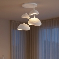 BRILAGI - Hanglamp aan kabel WABI SABI 4xE27/40W/230V Ø 90 cm wit